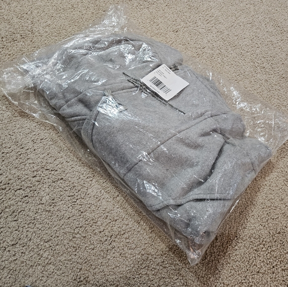 Free People Passage Jacket Soft Fleece Shawl Collar Slouchy Grey Size Small NWT - Picture 13 of 14